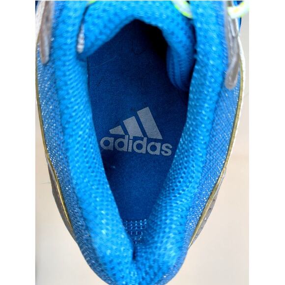 Adidas Womens Galaxy Elite Running Shoes Metallic Blue and Silver Size 8 - Picture 8 of 10